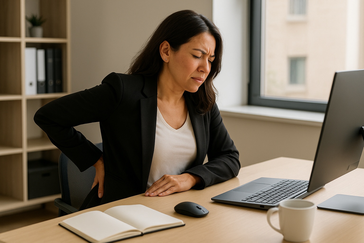 Puesto de trabajo con ergonomía adecuada