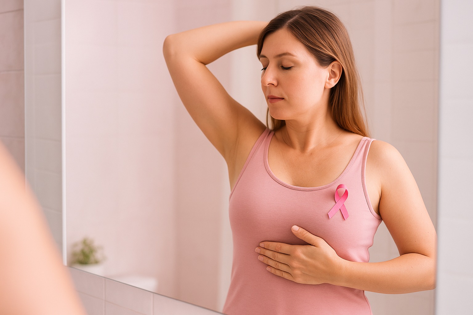 Consulta médica enfocada en salud mamaria